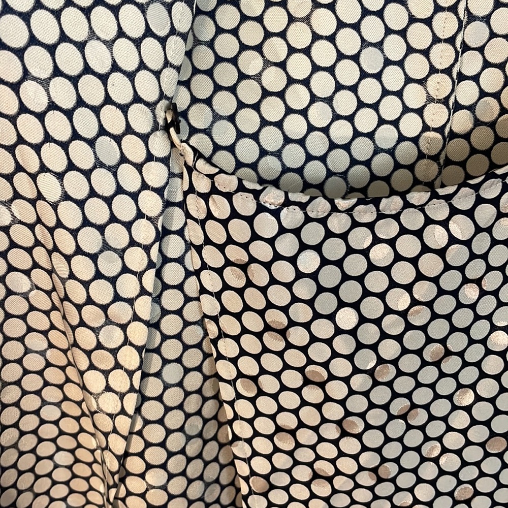 Dvf Simple And Elegant Dot Pattern Wrap Dress Wit… - image 5